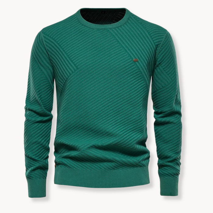Casimiro | Pullover Gola Redonda Canelado