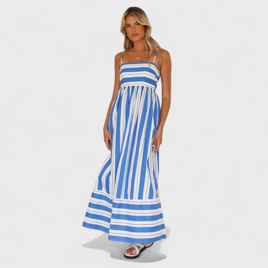 Neusa | Vestido Listrado Fresco