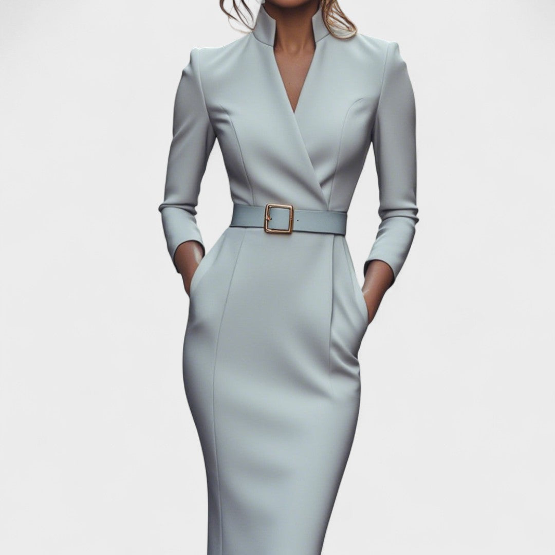 Micaela | Vestido Elegante com Cinto