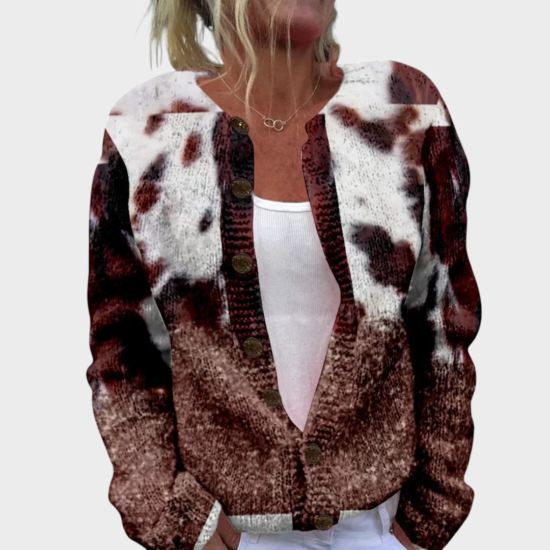 Sónia | Cardigan Floral de Outono
