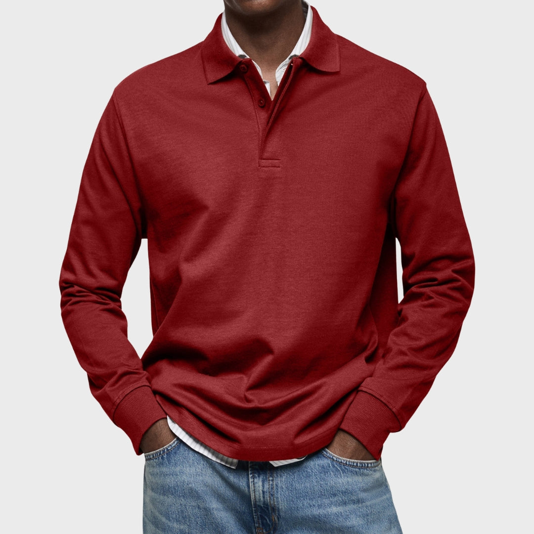 Belarmino | Polo De Luxo De Mangas Compridas
