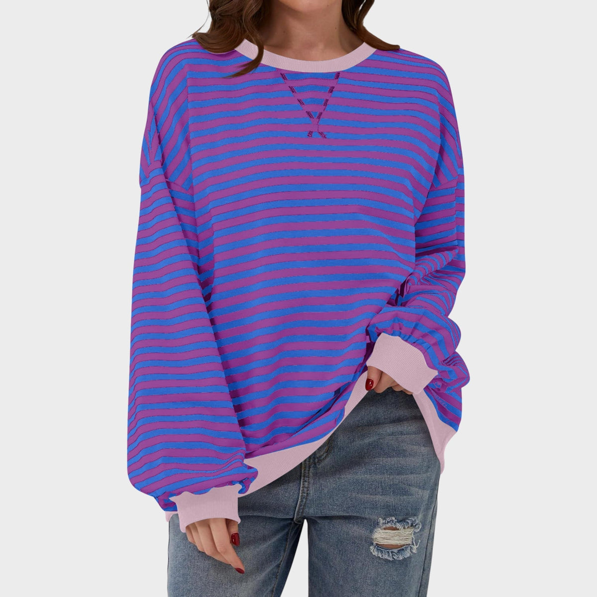 Ustânia | Camisola casual de manga comprida