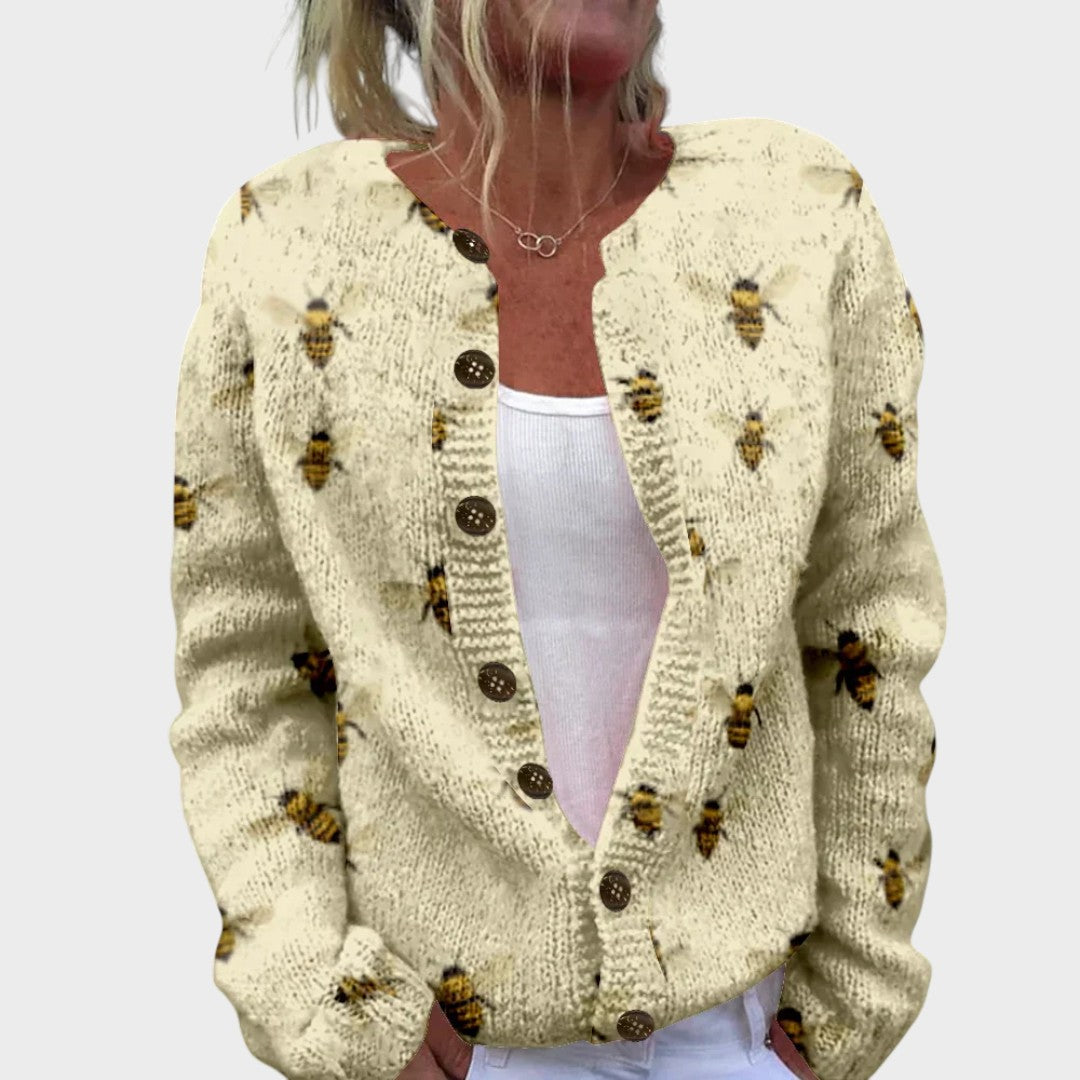 Sónia | Cardigan Floral de Outono