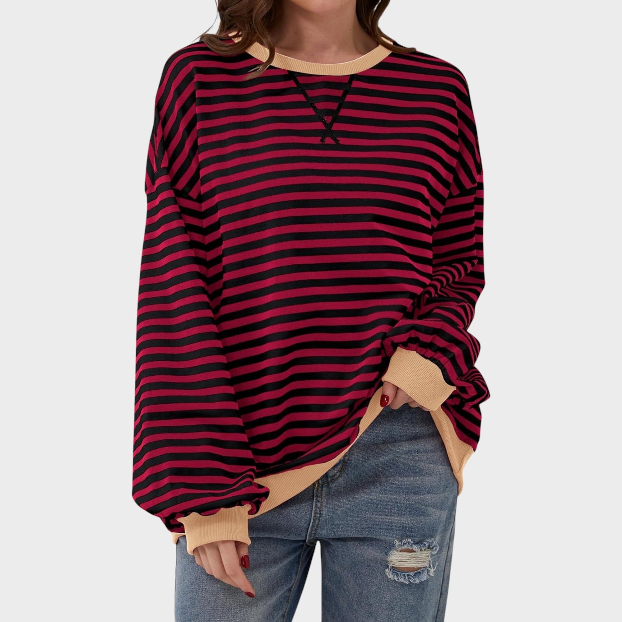 Ustânia | Camisola casual de manga comprida