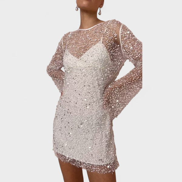 Zenaida | Vestido com brilhantes