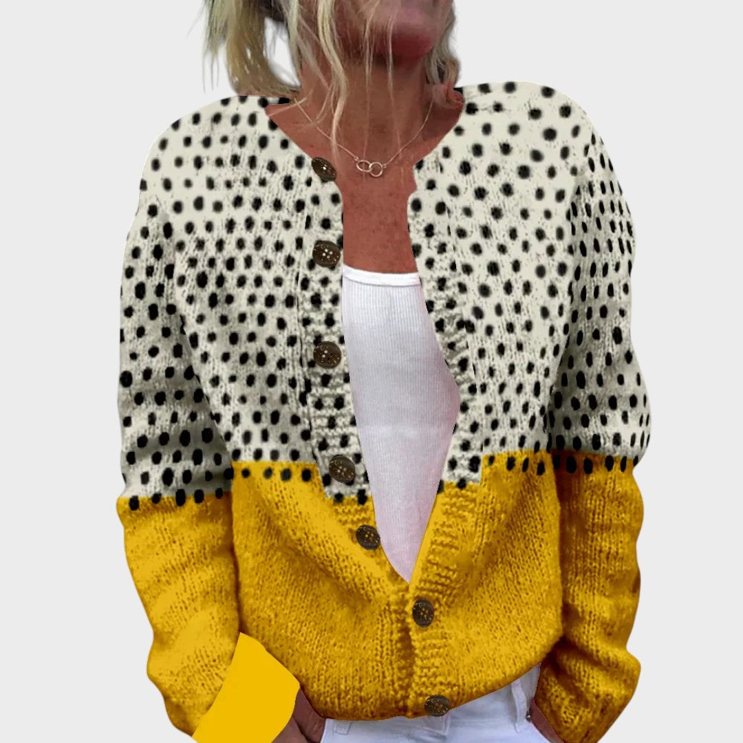 Sónia | Cardigan Floral de Outono