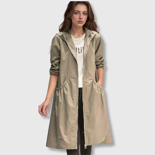 Corina | Gabardina comprida para conforto