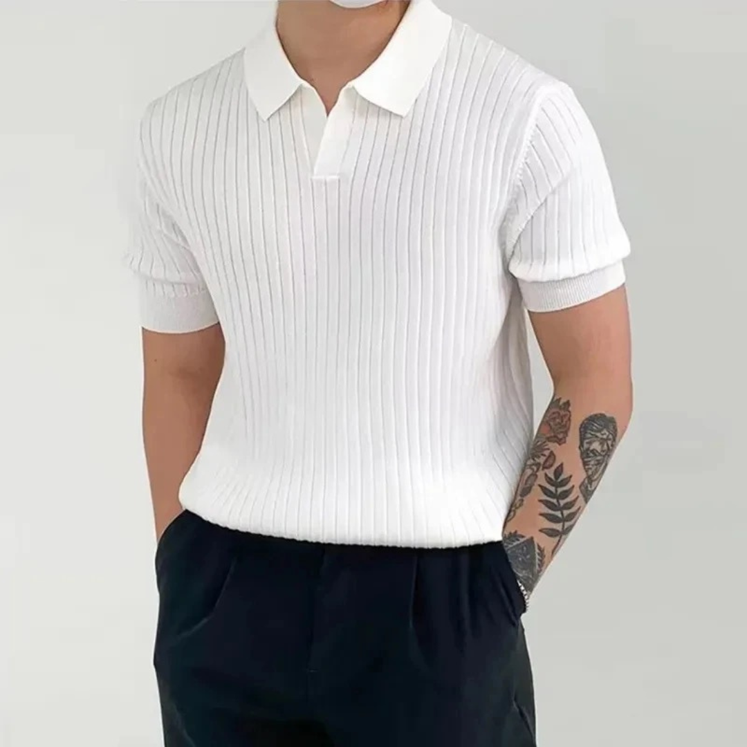 Zacarias | Polo Elegante Canelado