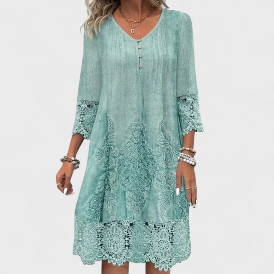 Marciana | Vestido de Bordado Elegante