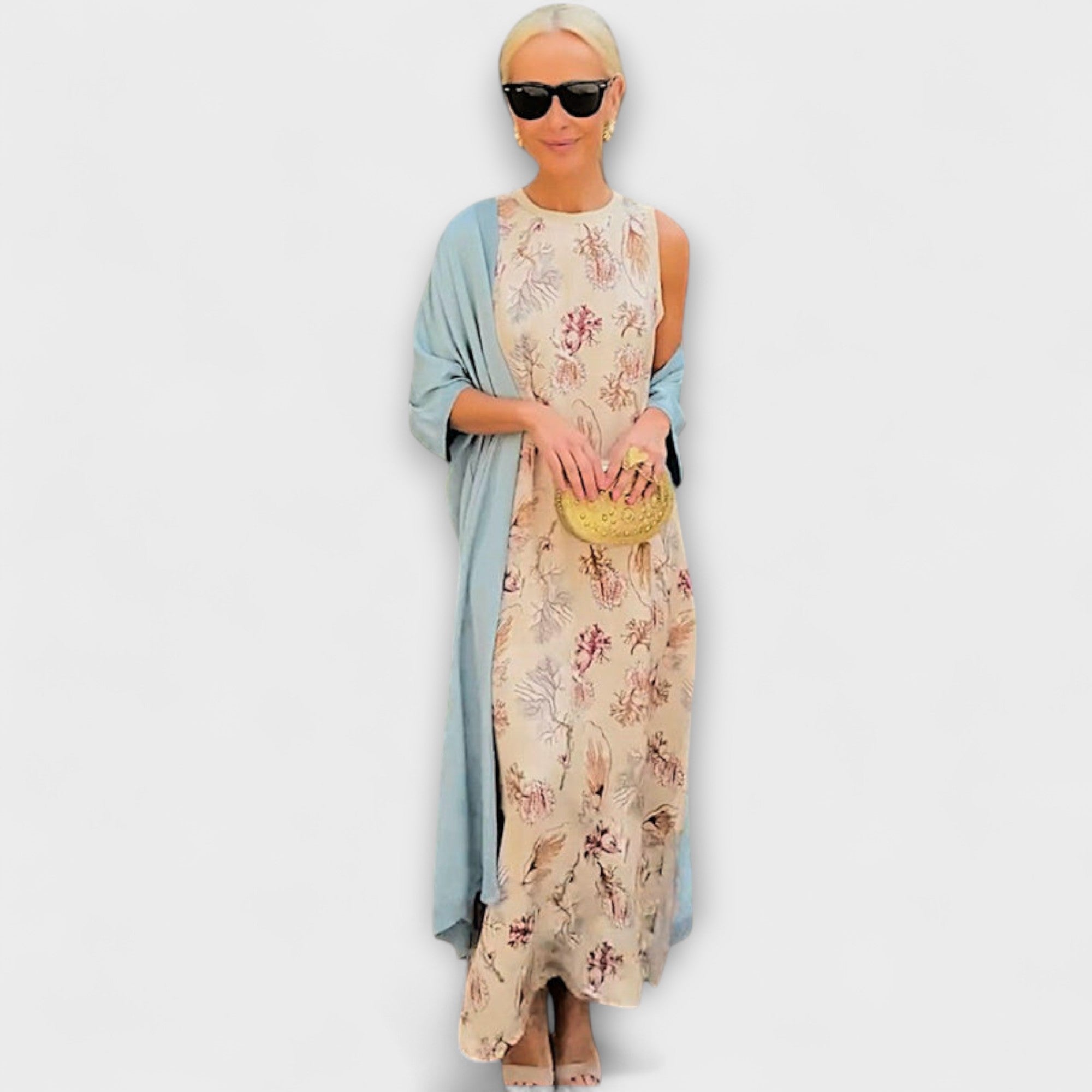 Salomé | Vestido maxi com casaco a condizer
