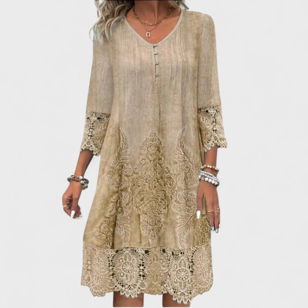 Marciana | Vestido de Bordado Elegante