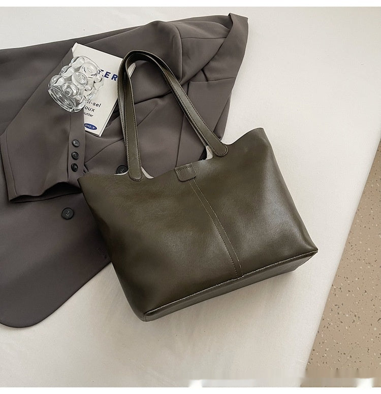 Lília | Mala Texturizada Vintage de Ombro
