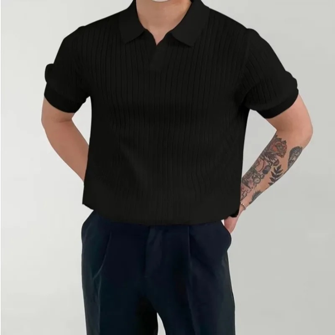 Zacarias | Polo Elegante Canelado