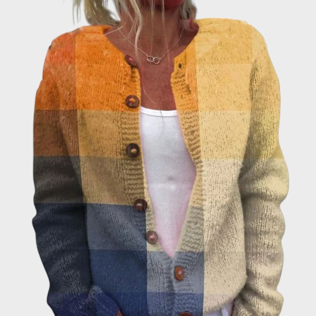 Sónia | Cardigan Floral de Outono