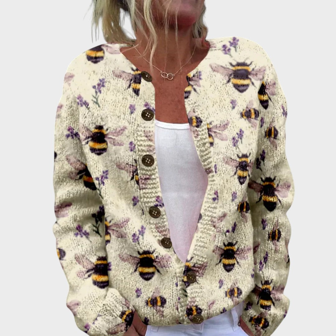 Sónia | Cardigan Floral de Outono