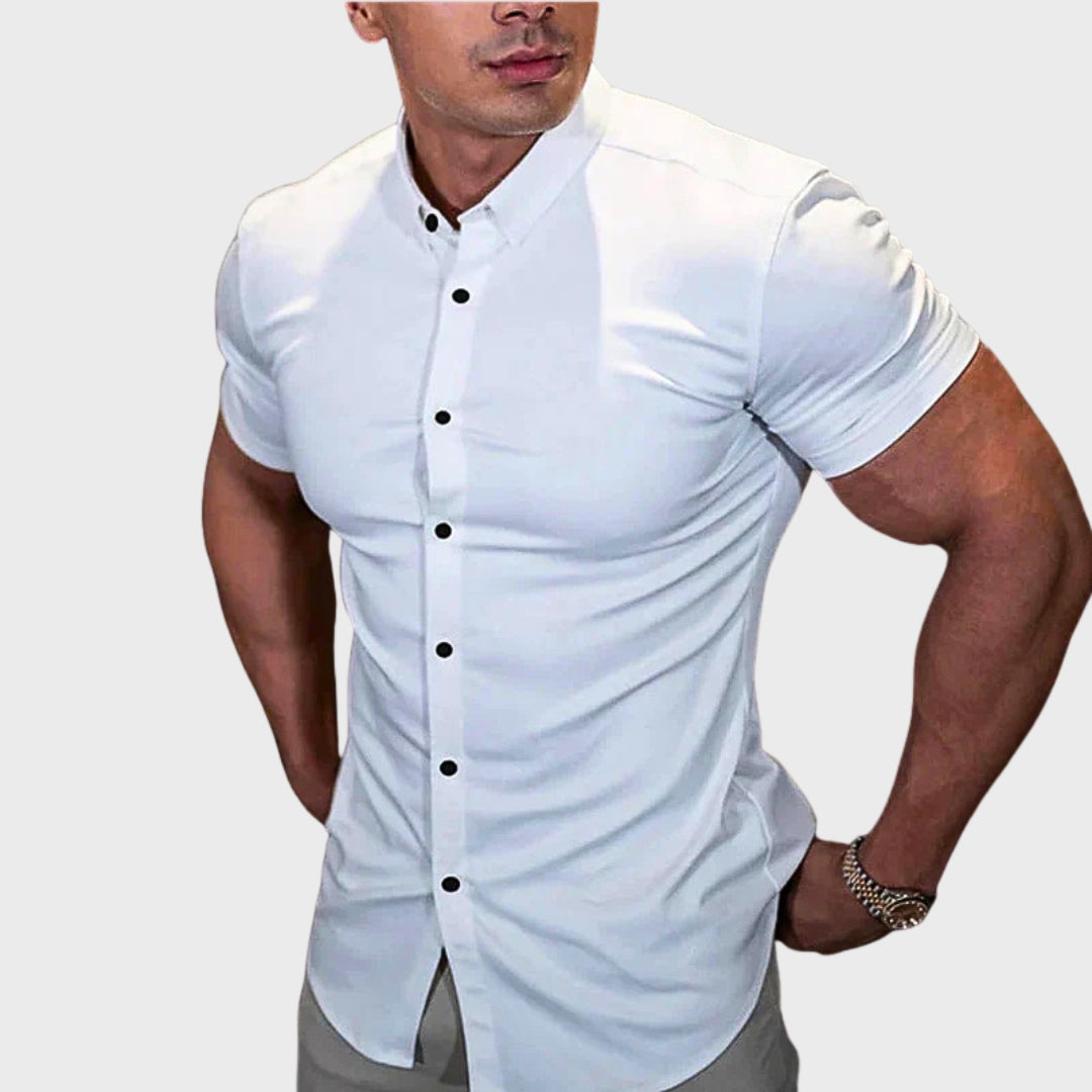 Umberto | Camisa de Manga Curta Slim