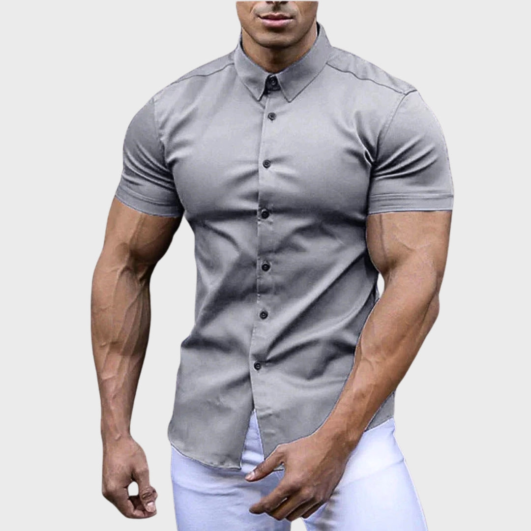Umberto | Camisa de Manga Curta Slim