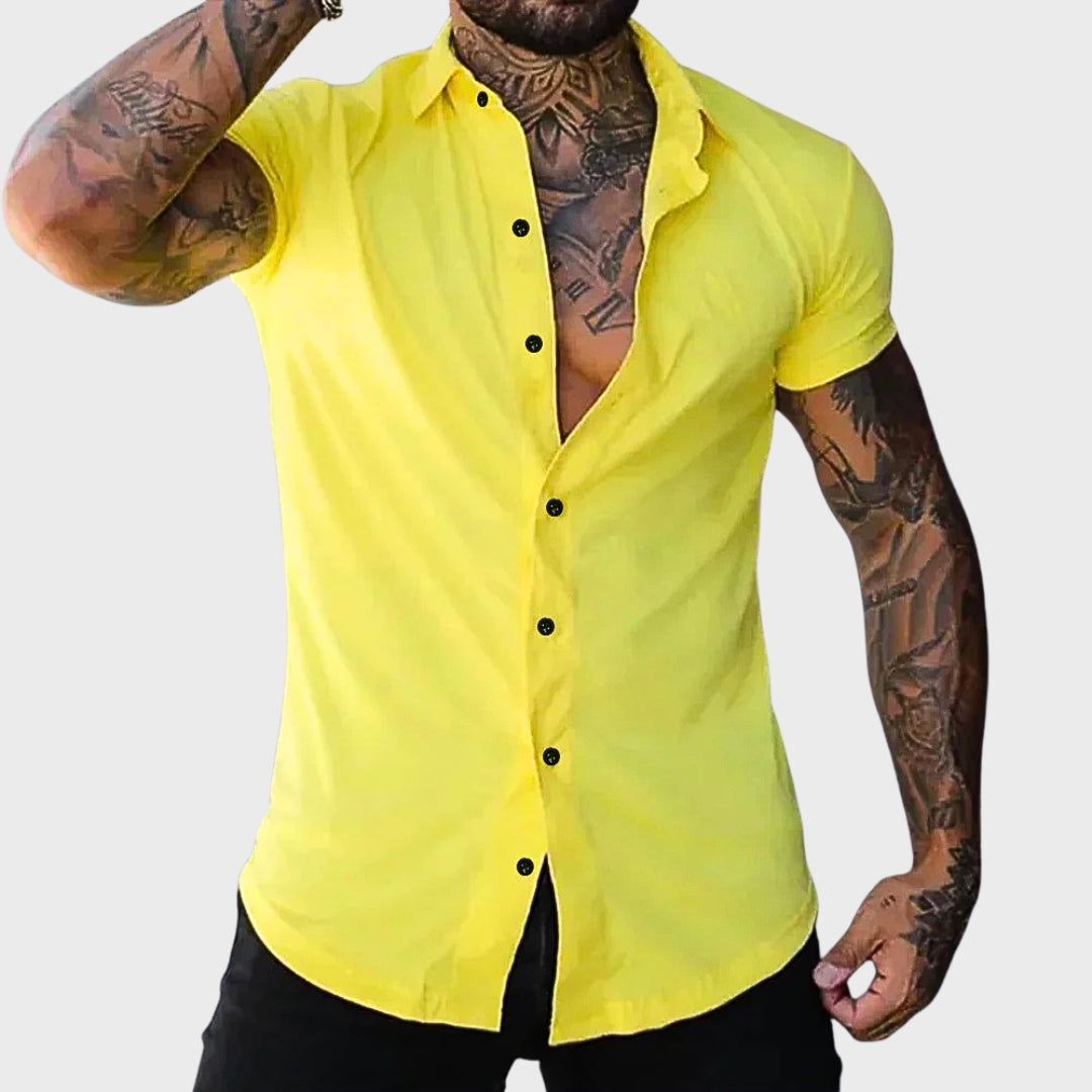 Umberto | Camisa de Manga Curta Slim