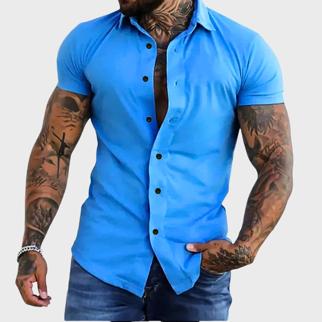 Umberto | Camisa de Manga Curta Slim