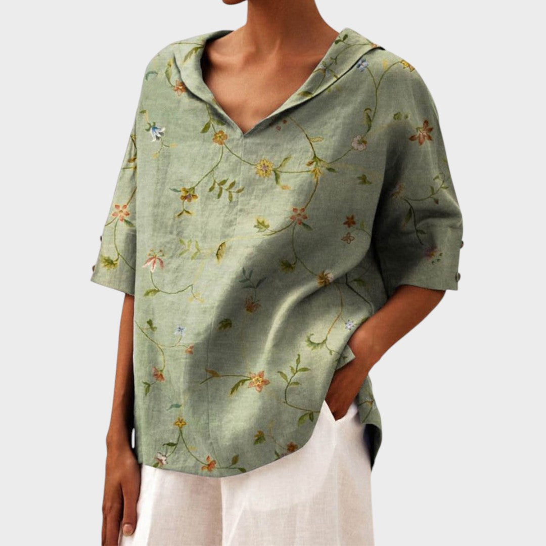 Branca | Top Elegante em Linho