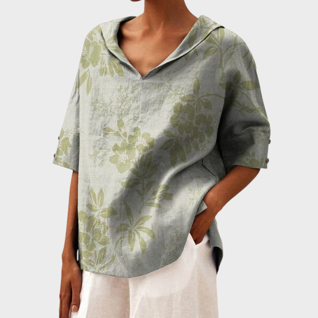 Branca | Top Elegante em Linho