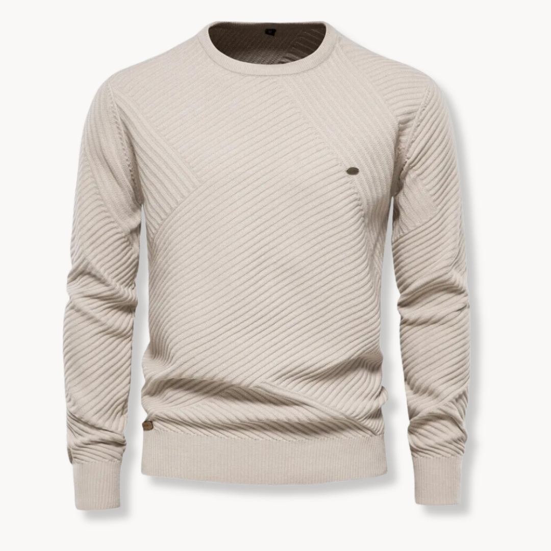 Casimiro | Pullover Gola Redonda Canelado
