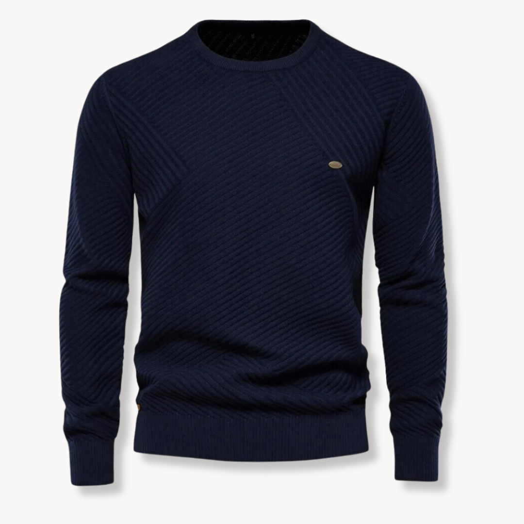 Casimiro | Pullover Gola Redonda Canelado