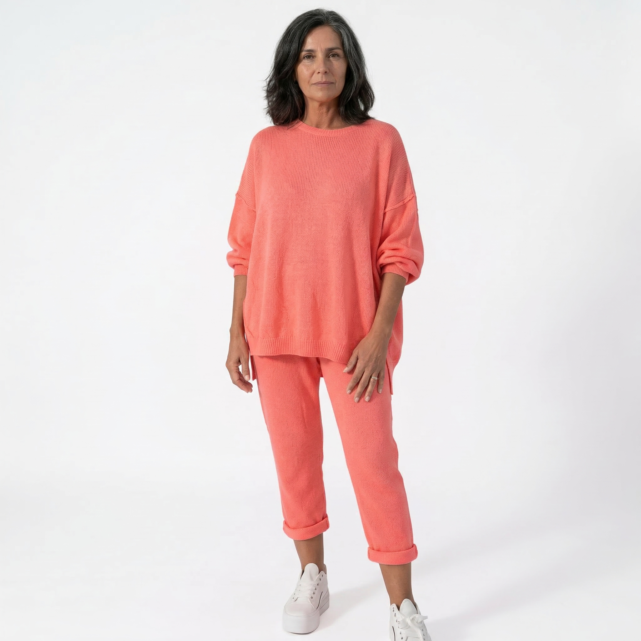 Delfina | Conjunto de Malha Fina