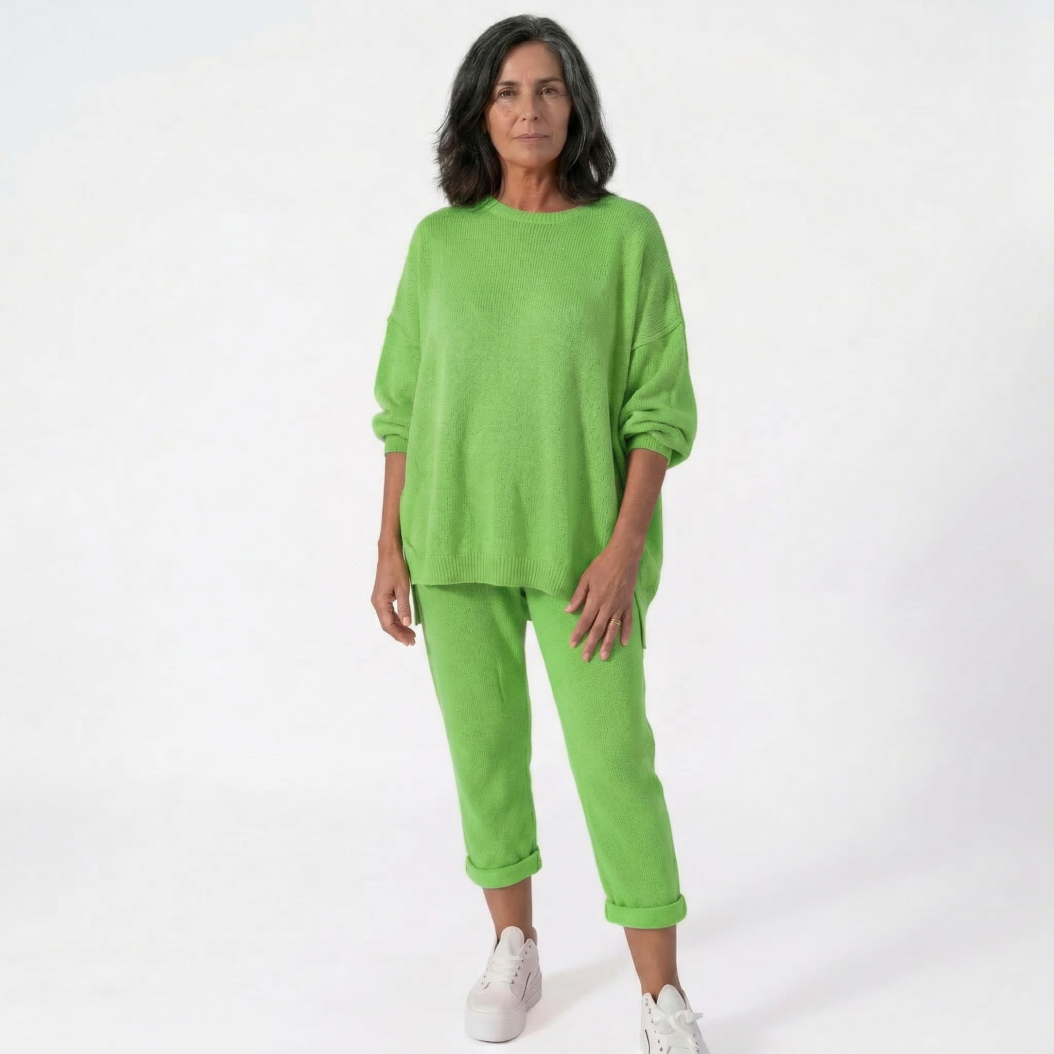 Delfina | Conjunto de Malha Fina