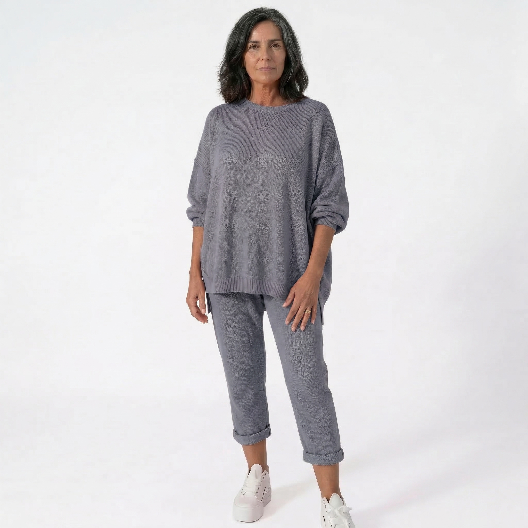 Delfina | Conjunto de Malha Fina