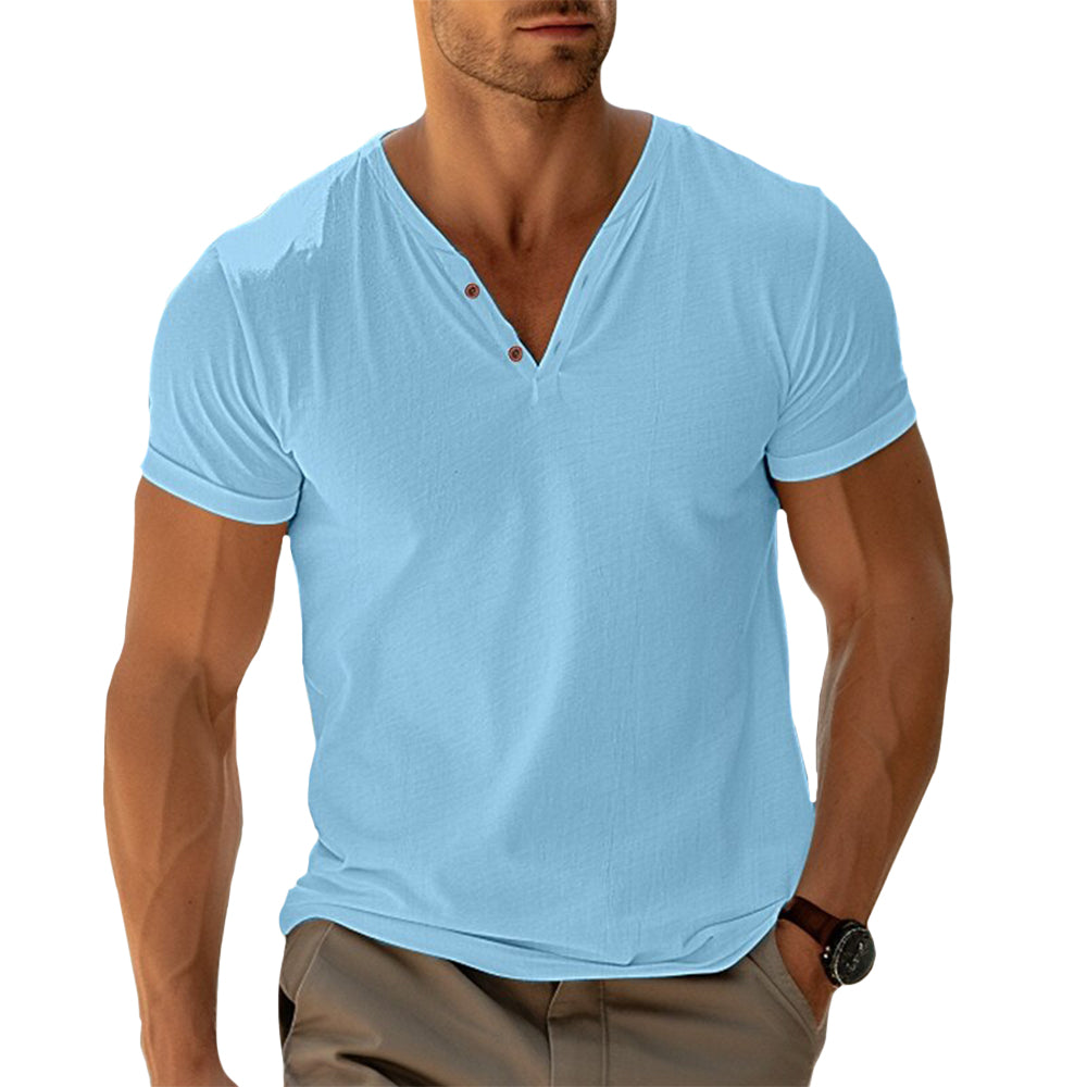 Polo Henley | Corte Ajustado Movimento