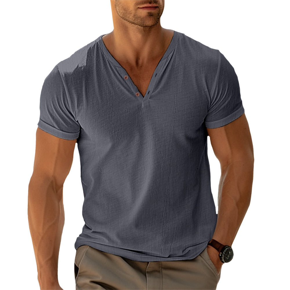 Polo Henley | Corte Ajustado Movimento