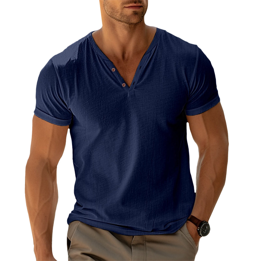 Polo Henley | Corte Ajustado Movimento