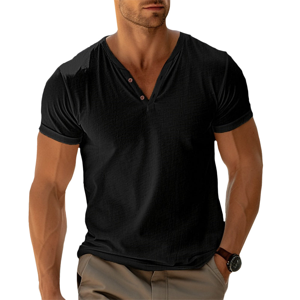 Polo Henley | Corte Ajustado Movimento