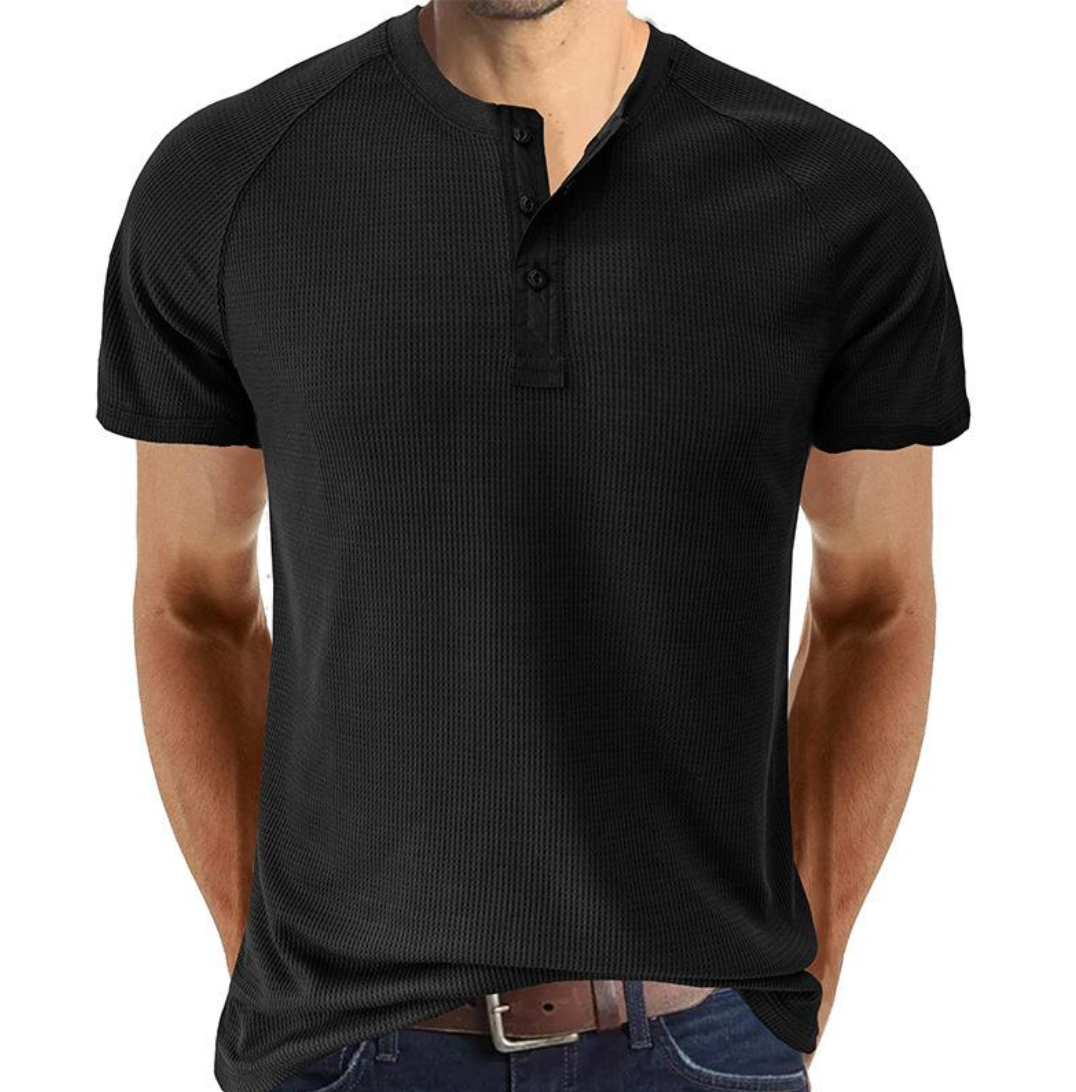 Camisa Henley | Abertura de Botões