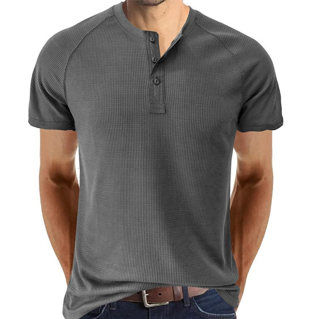 Camisa Henley | Abertura de Botões