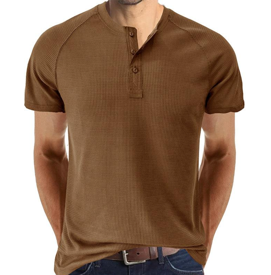 Camisa Henley | Abertura de Botões