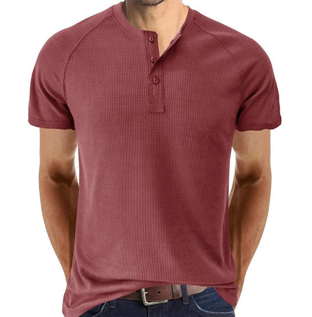 Camisa Henley | Abertura de Botões