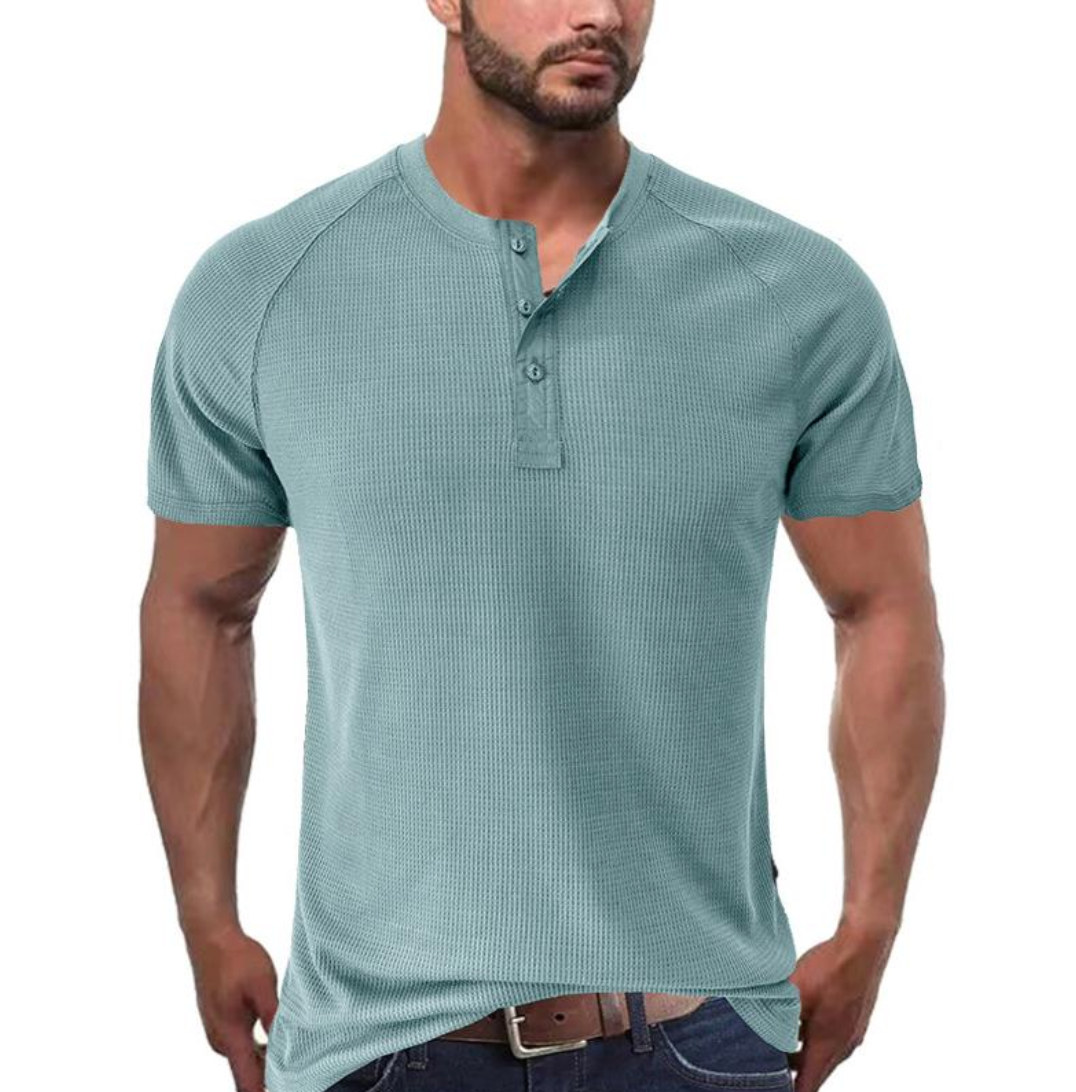 Camisa Henley | Abertura de Botões