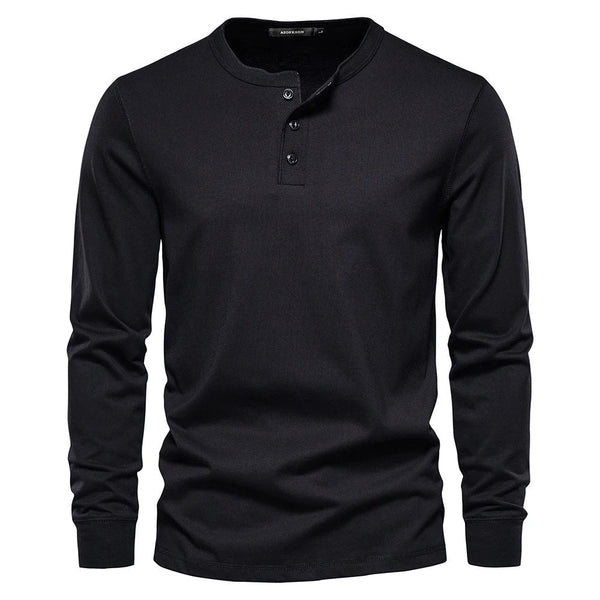 Camisa Henley | Mistura Suave Respirável