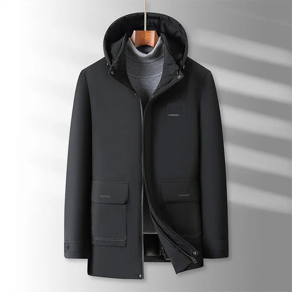 Eleutério | Parka de Inverno com Capuz e Forro