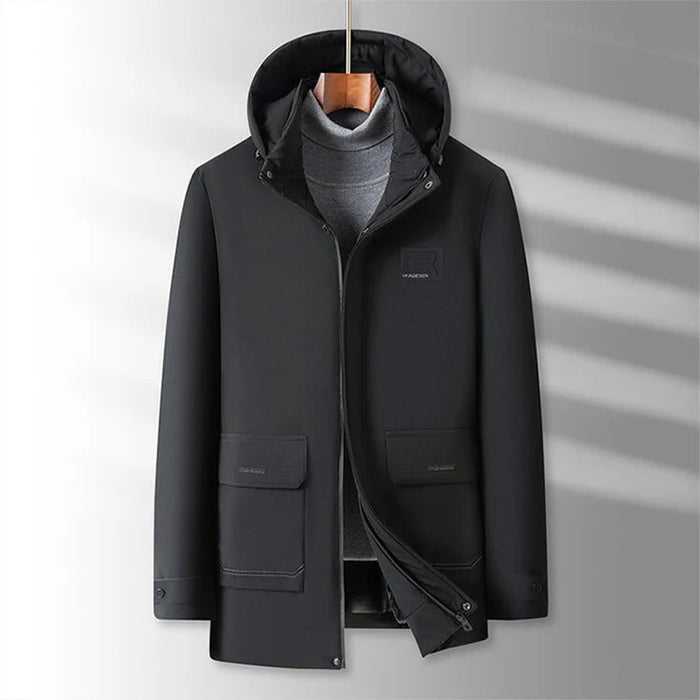 Eleutério | Parka de Inverno com Capuz e Forro