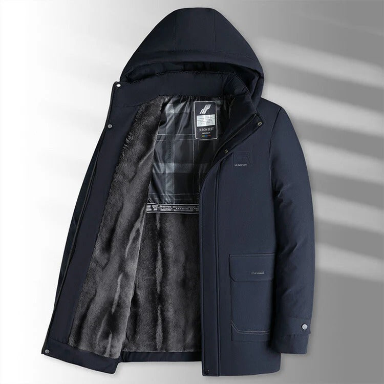 Eleutério | Parka de Inverno com Capuz e Forro