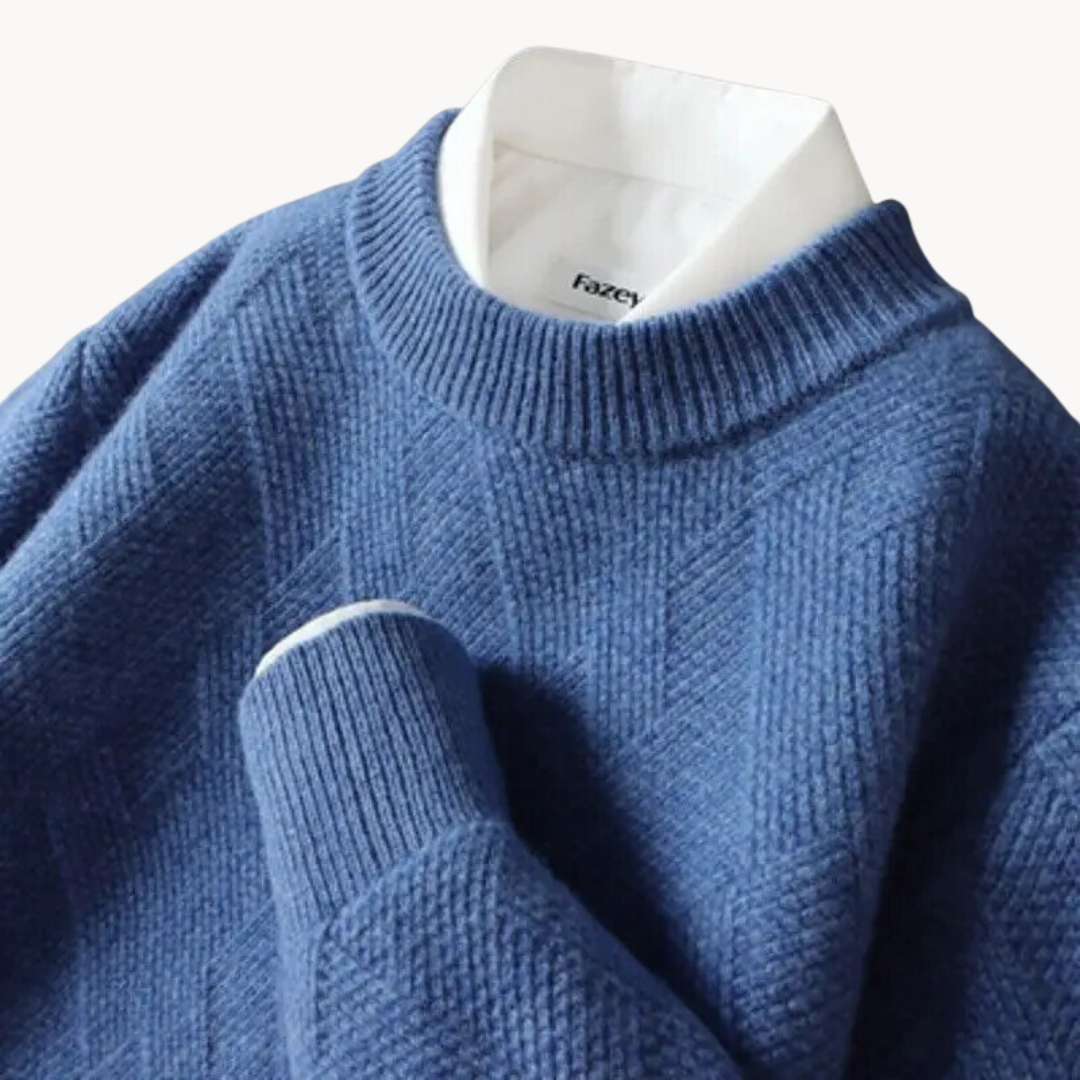 Fabião | Sweater de Malha Jacquard