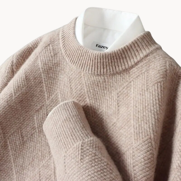 Fabião | Sweater de Malha Jacquard
