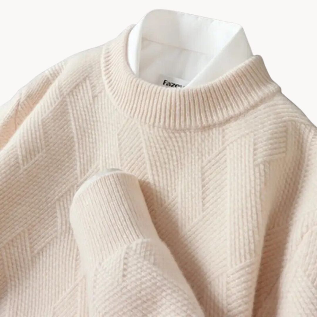 Fabião | Sweater de Malha Jacquard