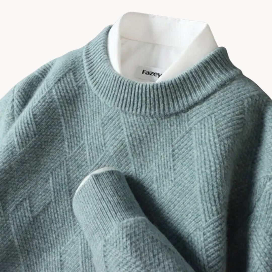 Fabião | Sweater de Malha Jacquard
