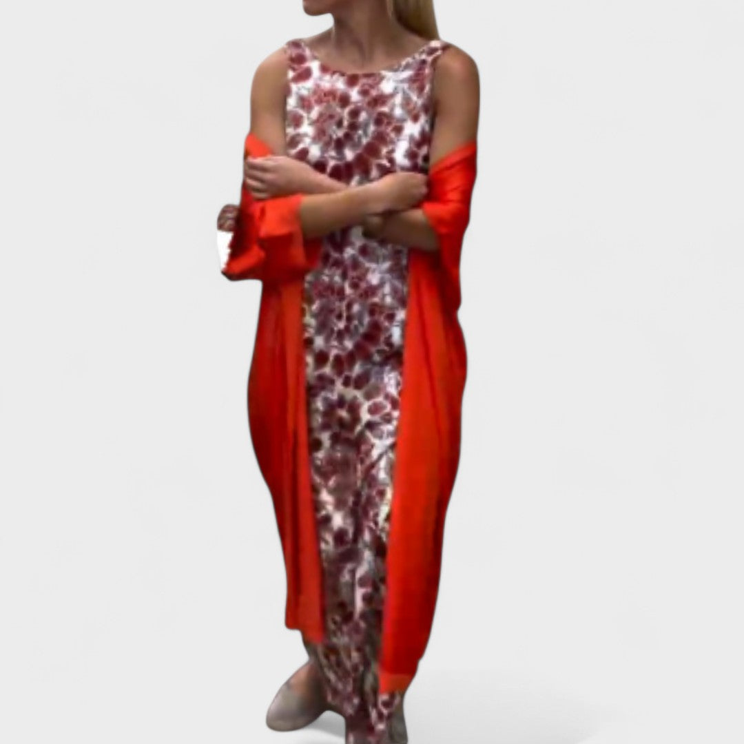 Nélia | Vestido Elegante Com Colete