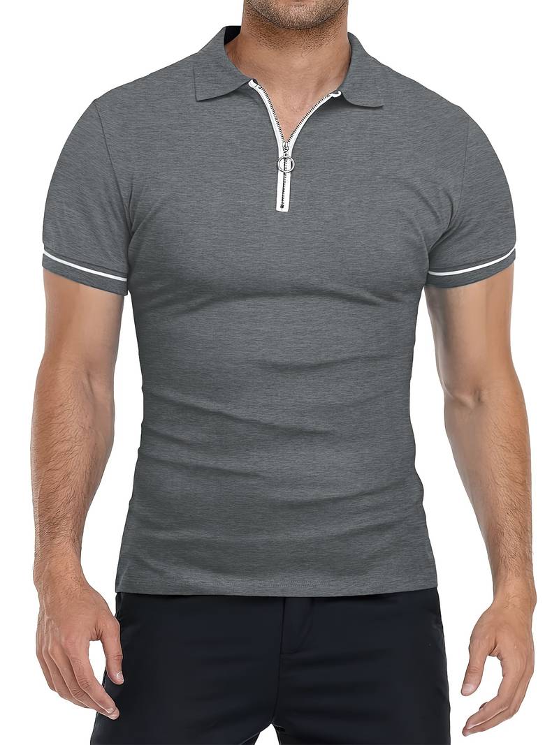 Camisa Polo | Gola com Zíper Respirável