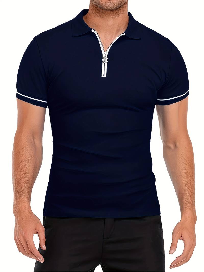 Camisa Polo | Gola com Zíper Respirável